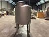 Depósito 1.000 litros sencillo provisto para añadir agitador en acero inoxidable