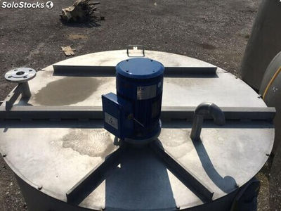 Depósito 2.000 litros con agitador ATEX en acero inoxidable - Foto 5
