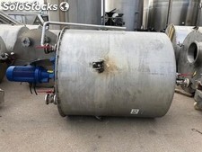 Depósito 2.000 litros con agitador ATEX en acero inoxidable para instalar en