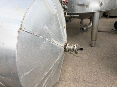 Depósito 2.000 litros de doble cuerpo e isotermo con agitador ATEX en acero - Foto 2