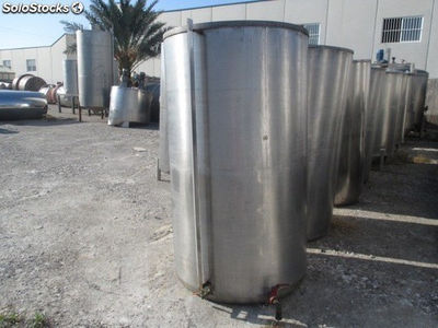 Depósito 2.000 litros sencillo de acero inoxidable - Foto 2