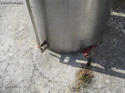Depósito 2.000 litros sencillo de acero inoxidable - Foto 4
