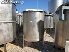 Depósito 2.000 litros sencillos en acero inoxidable AISI316