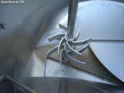 Depósito 2.500 litros sencillo de doble agitación en acero inoxidable - Foto 5