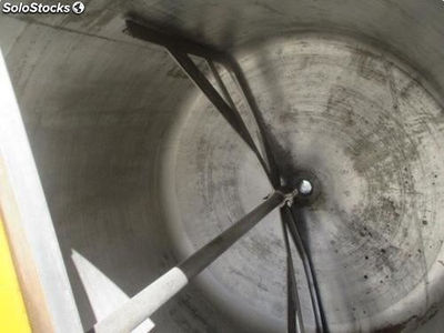 Depósito 3.000 litros reactor con serpentín para vapor o agua y agitación - Foto 4