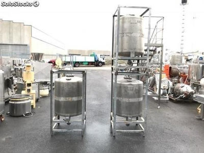 Depósito 350 litros contenedor apilable en acero inoxidable - Foto 2