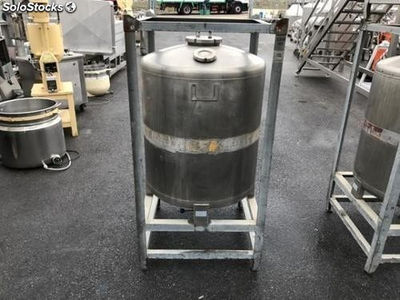 Depósito 350 litros contenedor apilable en acero inoxidable - Foto 4