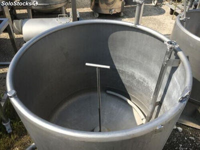 Depósito 350 litros en acero inoxidable 316 con duchas para agua y filtro en - Foto 5