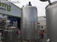 Depósito 4.000 litros acero inoxidable de STORK con sistema de agitación inoxpa