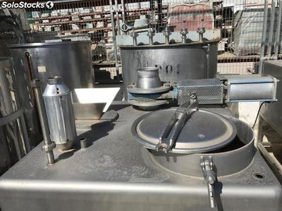 Depósito 500 litros cuadrado cónico con agitador emulsificador acero inoxidable - Foto 2