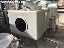Depósito 500 litros cuadrado cónico con agitador emulsificador acero inoxidable