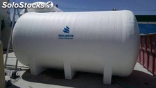 Deposito agua horizontal con cunas 25.000 litros