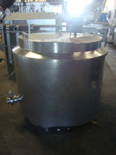 Depósito isotermo de acero inox con agitador 350L