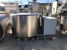 Depósito lechero con grupo de frio en acero inox 1000 litros