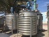 Depósito reactor 2.000 litros en acero inoxidable con agitador ATEX y serpentín