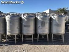 Depósitos 1.000 litros contenedores de acero inoxidable