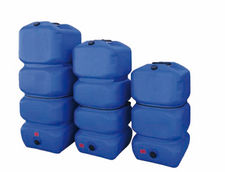 Depósitos de agua potable cuadrados 600 - 750 y 1000 Litros 750 L