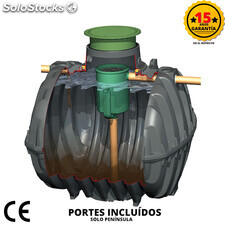 Depuradora one2clean (Cúpula Mini) 3.750L - HE5 L2280xA1985xH2250-2450