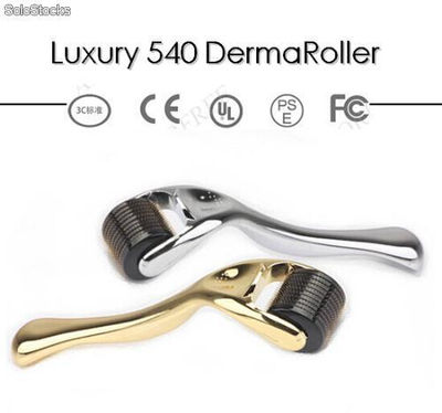 Dermaroller Luxo (Ouro e Prata) 540/600/1200