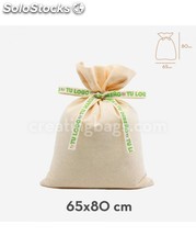 Des sacs en coton 65x80