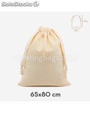 Des sacs en coton 65x80