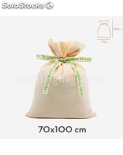 Des sacs en coton 70x100