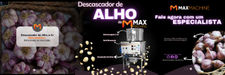 Descascador de Alho Industrial Pressão de Ar continuo- Max Machine