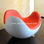 Design criativo fibra de vidro almofada de couro macio cadeiras de balanço - 1