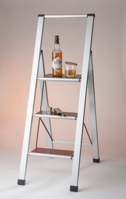 Design - step ladder , 3 steps , foldable , MARONA 3 / Only with us in europe - Foto 4