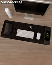 desk pad com carregador wireless personalizado