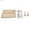 Deska do serów DKD Home Decor Bambus Kamionka Wielokolorowy 4 Części Tropikalny - 3