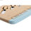 Deska do serów DKD Home Decor Bambus Stal nierdzewna 33,5 x 24 x 2 cm (3 Sztuk) - 2