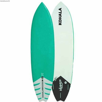 Deska do surfowania Epoxy Surf 7&#39;6&quot; Kolor Zielony Sztywny