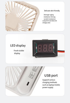 Desktop-USB-Aufladung, ultraleiser, tragbarer, faltbarer Mini-Ventilator - Foto 5