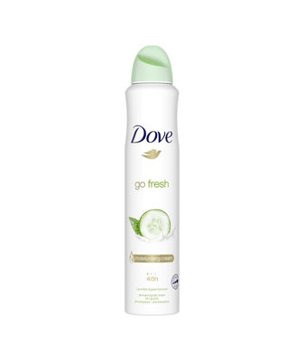 Desodorante Dove go fresh 48h con olor a a pepino y te verde 150ml