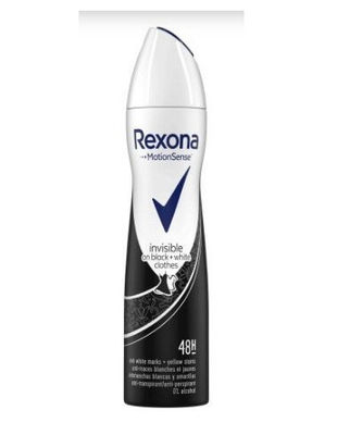 Desodorante Rexona 48 h para mujer de 150ML Invisible on Black white Clothes