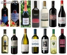 Destockage 100.000 cols vins d&#39;italie rouges et blancs