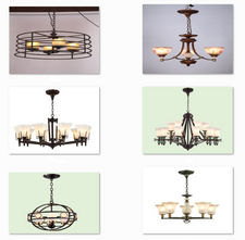 Destockage de luminaire traditionnel lustres et chandeliers