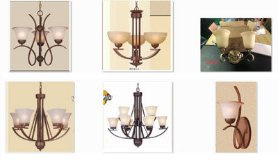 Déstockage éclairage industriel plafonniers chandeliers vintage et appliques - Photo 2