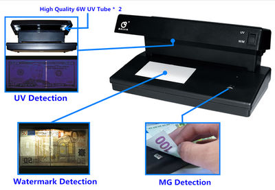 Detecteur uv scanner de faux billets banque carte bancaire detection kx-7b