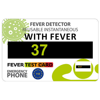 Detector de fiebre instantáneo incorporado en tarjeta promocional personalizada - Foto 3