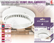 Detector de Humo Inalámbrico we houseware