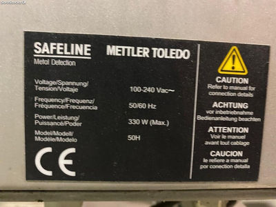 Detector de metales con sistema de caida SAFELINE en acero inoxidable - Foto 5