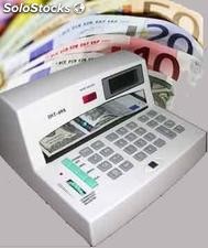 Detector de Monedas y Billetes Falsos + Calculadora Digital