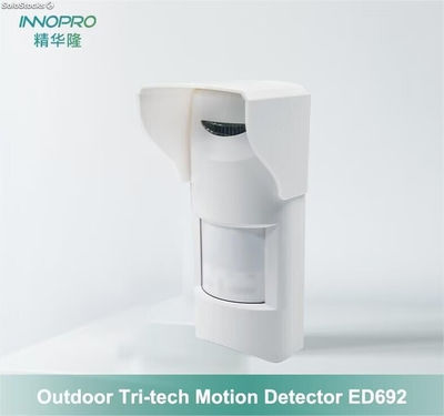 Detector de movimento de alarme de segurança Tri-Tech (AI Microondas PIR)