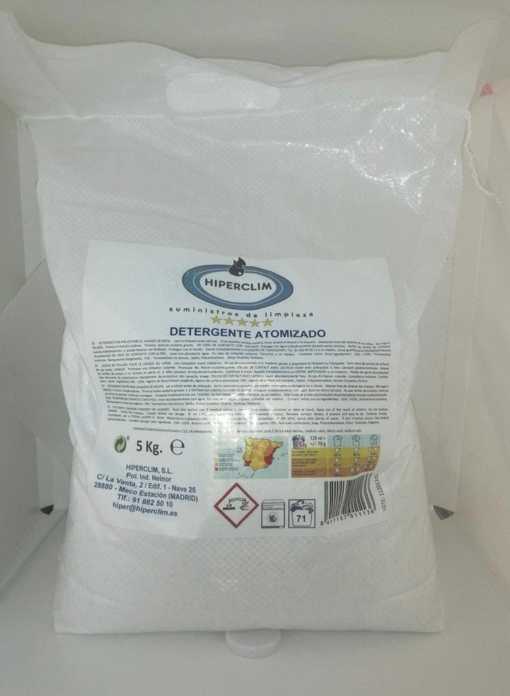 Super detergente abrillantador con espuma activa 25 kg - Activ 