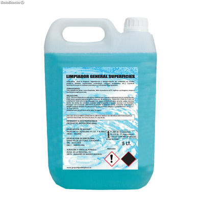 Detergente para limpeza geral de superfícies 5L
