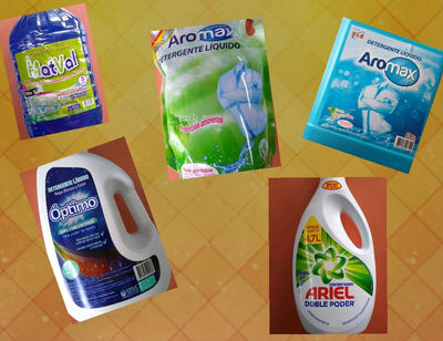 Detergentes distintos formatos variedad de aromas biodegradables