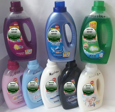 Detergentes líquidos de varios tipos - 1,1L -Made in Germany- EUR.1