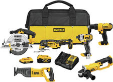 Dewalt 20V max Power Tool Combo Kit, 6-Tool Cordless Power Tool Set